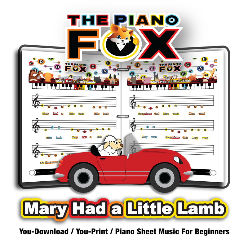 Mary Had a Little Lamb Sheet Music for Beginners