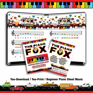The Piano Fox Beginner Piano Sheet Music Volume One