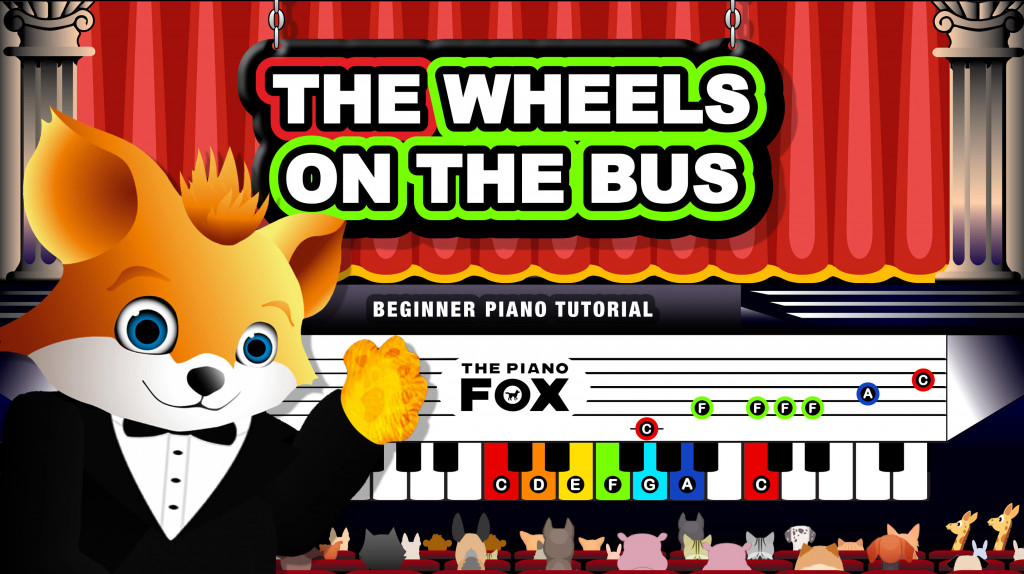 The Wheels on the Bus - The Piano Fox