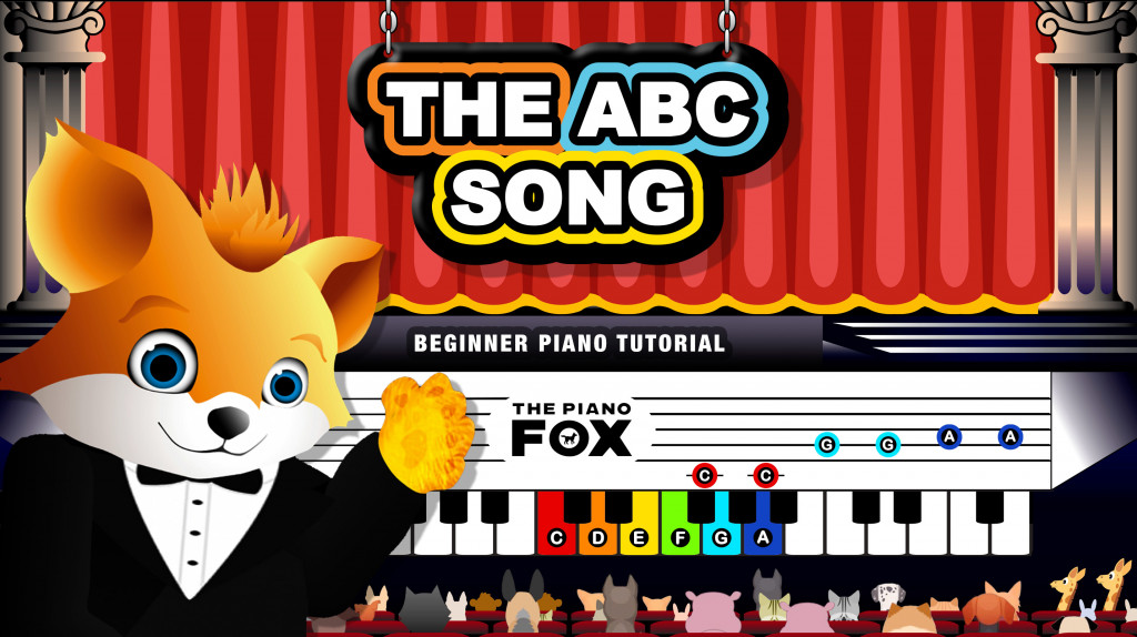 The ABC Song - The Piano Fox