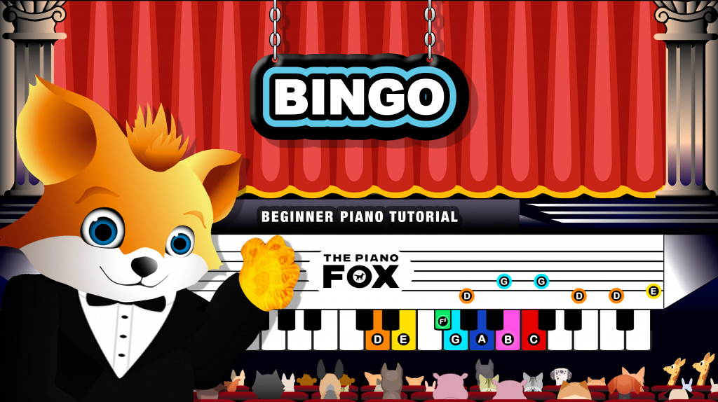 Bingo - The Piano Fox